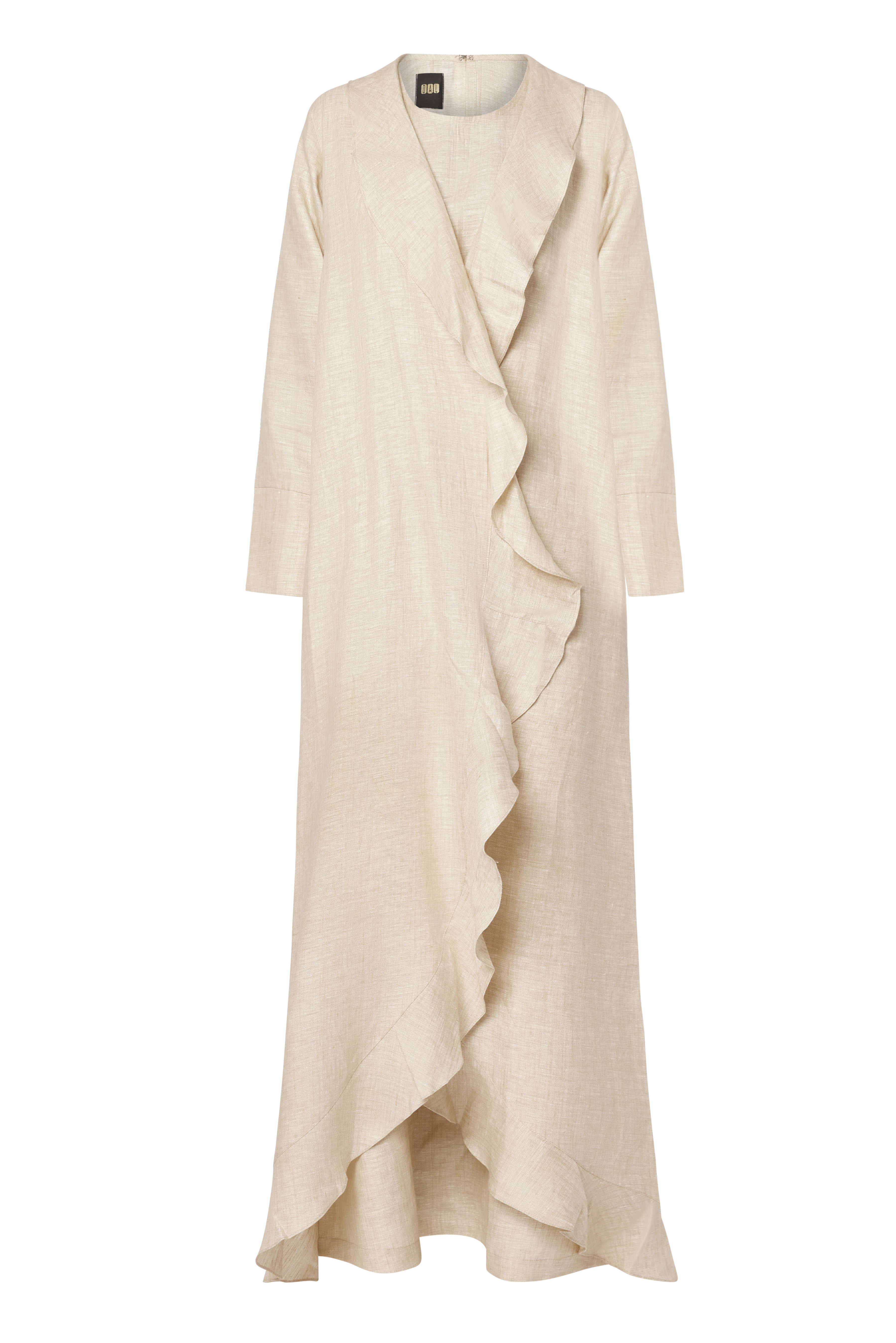 Linen Cardigan Set (Sunset Beige)