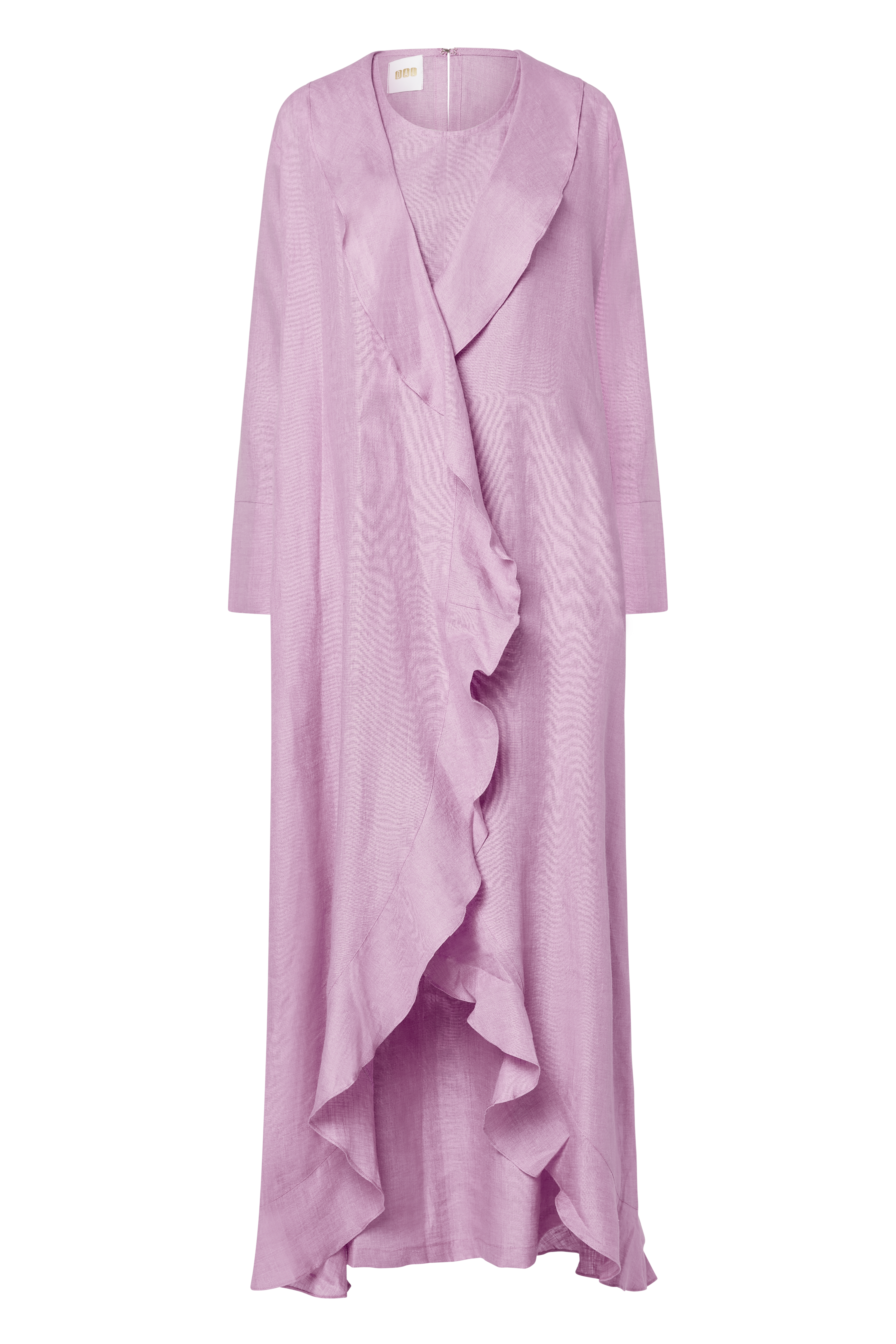 Linen Cardigan Set (Barbie Pink)