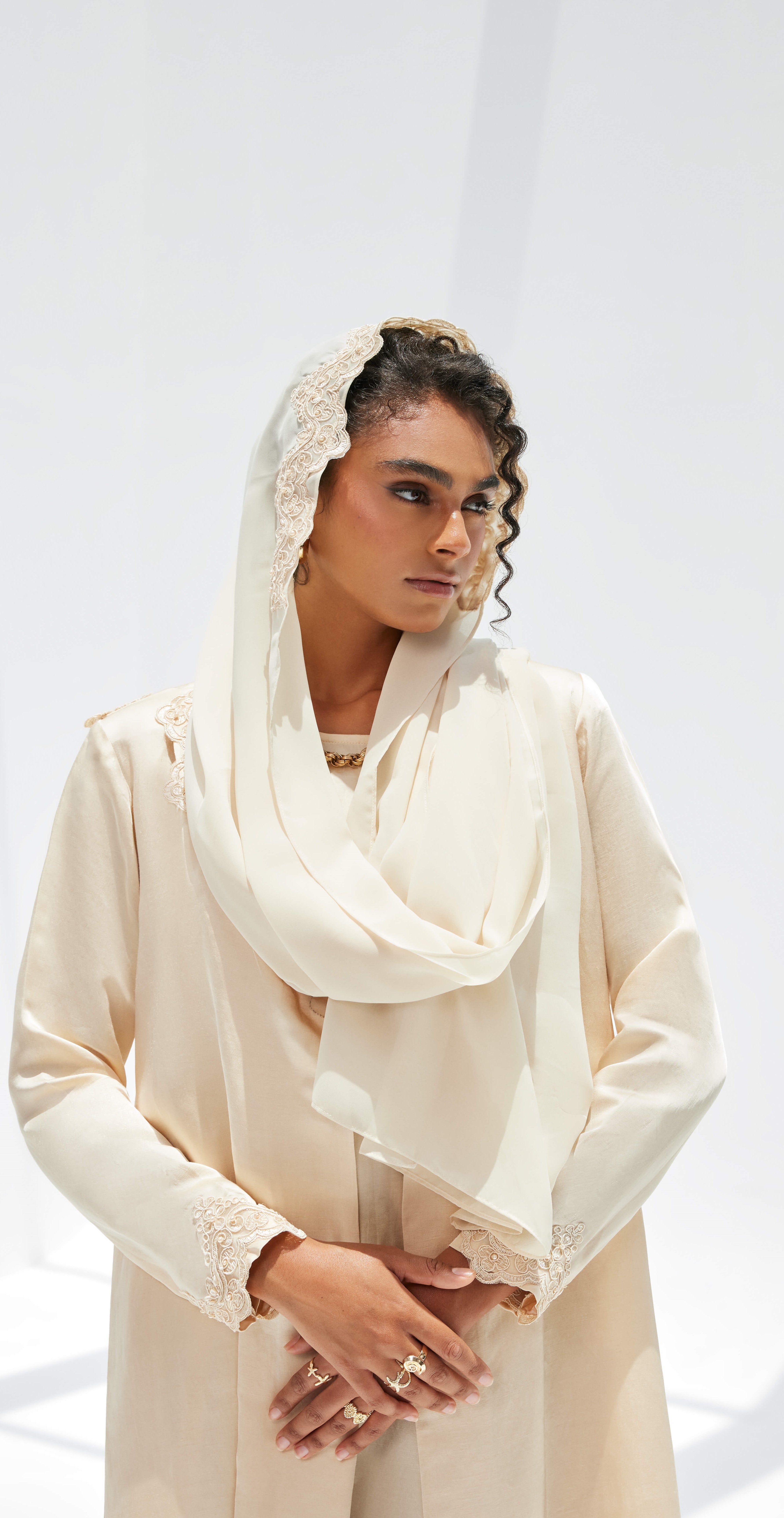 Ivory Edge of Lace Coat