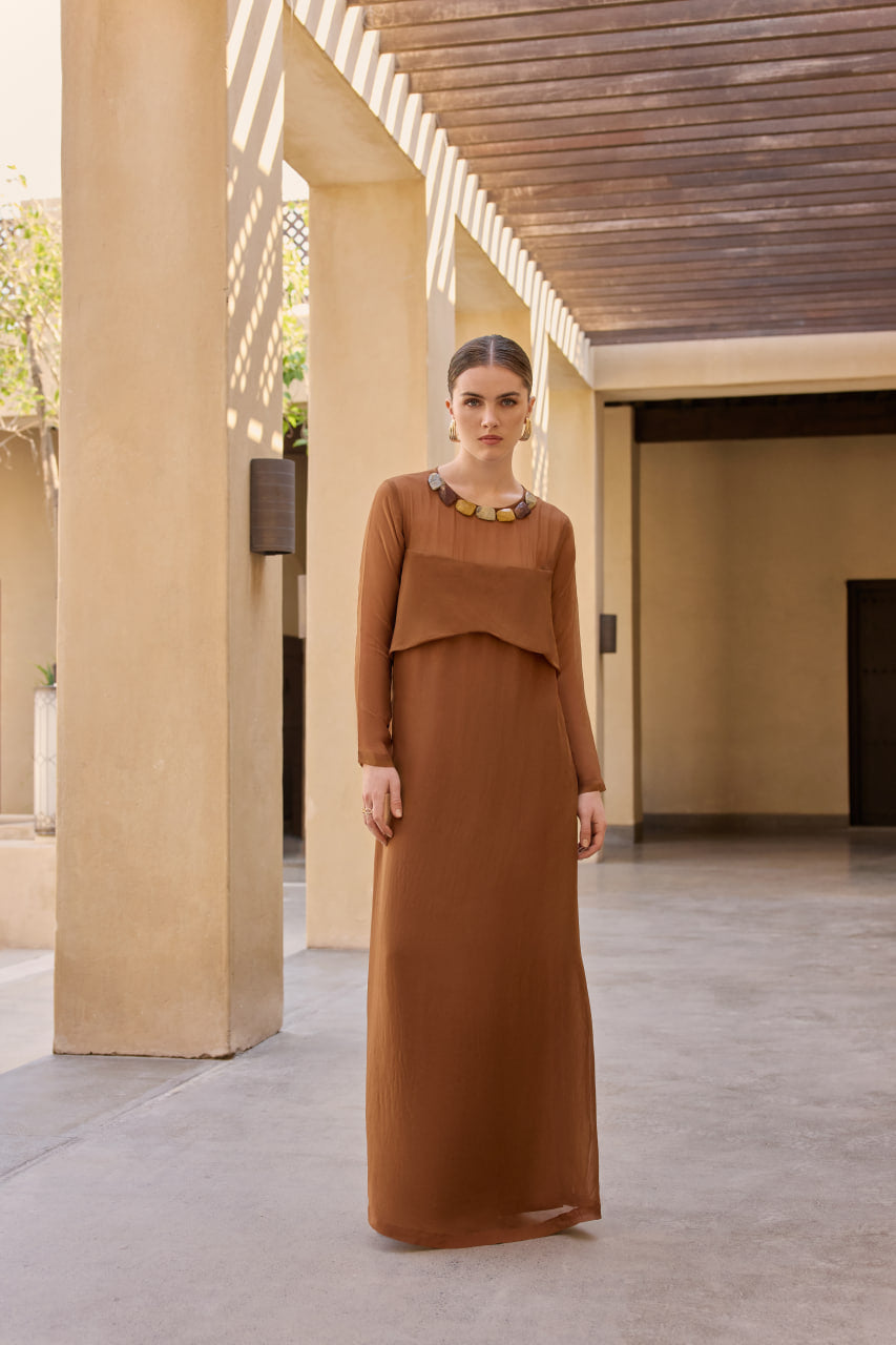 Brown Dune Kaftan